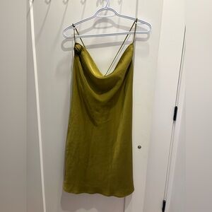 Elegant green Slip Dress